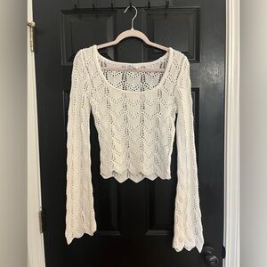 Hollister beach coverup knit top